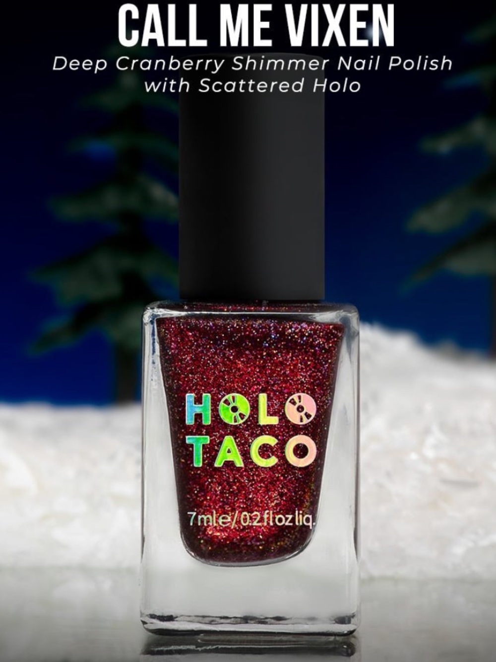 Holo Taco mini call me vixen nail